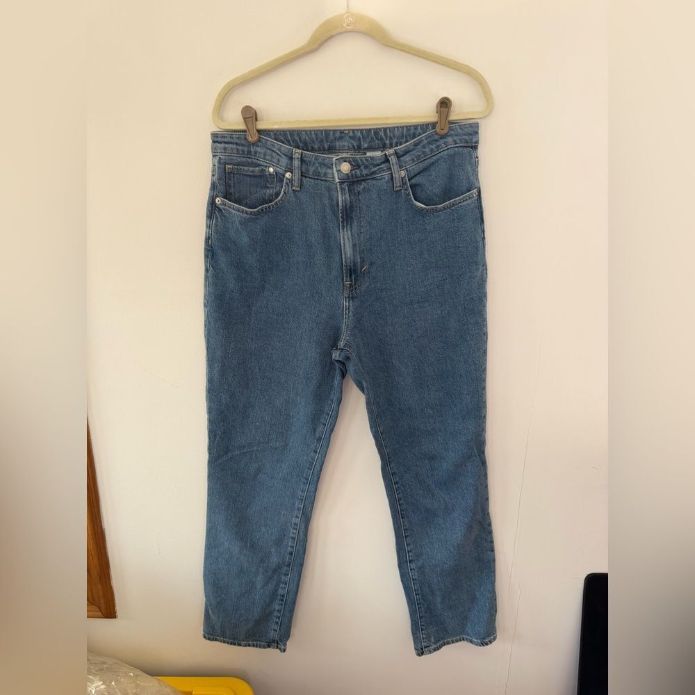 H&M Women's High Rise mom Denim Jeans size 12